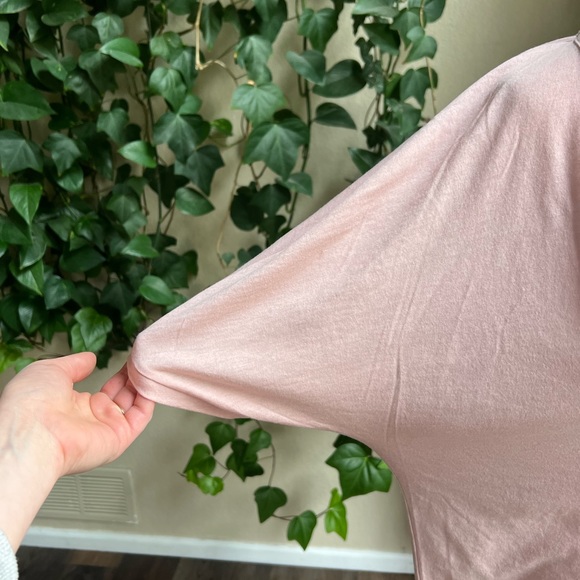 AUGUST INK Pink Choose Happy Loose Fit T Shirt | M/L - Picture 2 of 9